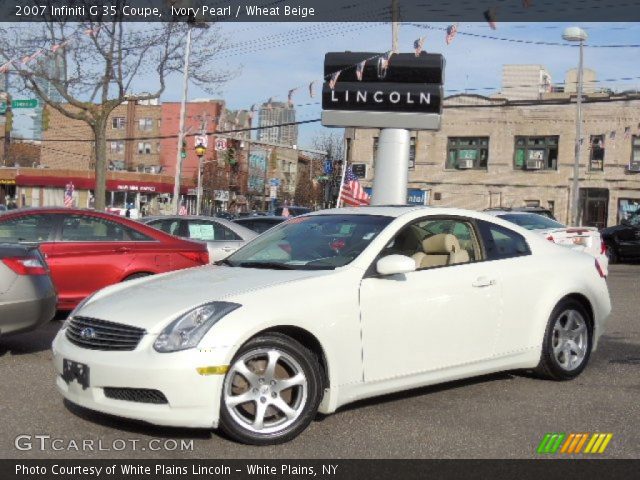 2007 Infiniti G 35 Coupe in Ivory Pearl