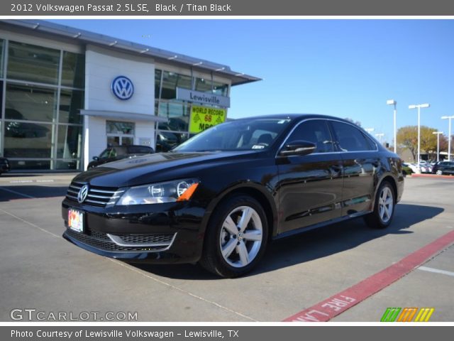 2012 Volkswagen Passat 2.5L SE in Black