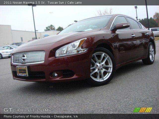 2011 Nissan Maxima 3.5 SV in Tuscan Sun