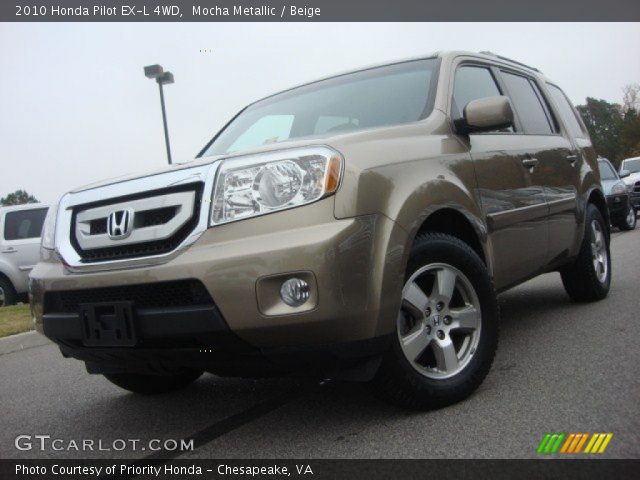 2010 Honda Pilot EX-L 4WD in Mocha Metallic