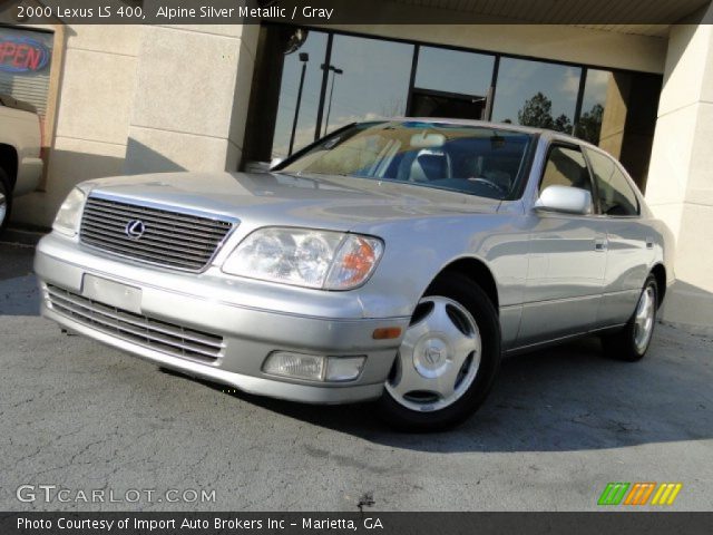 2000 Lexus LS 400 in Alpine Silver Metallic