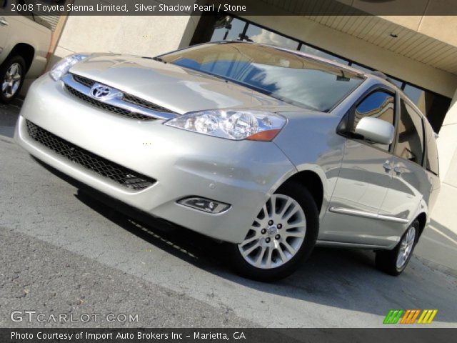 2008 Toyota Sienna Limited in Silver Shadow Pearl