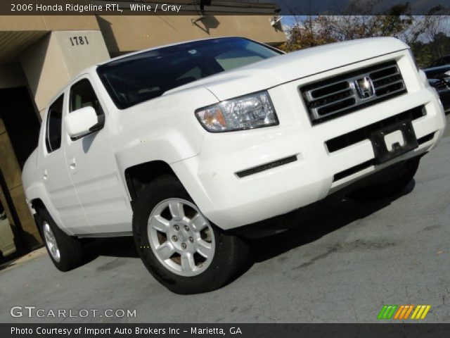 2006 Honda Ridgeline RTL in White