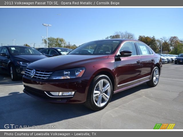 2013 Volkswagen Passat TDI SE in Opera Red Metallic