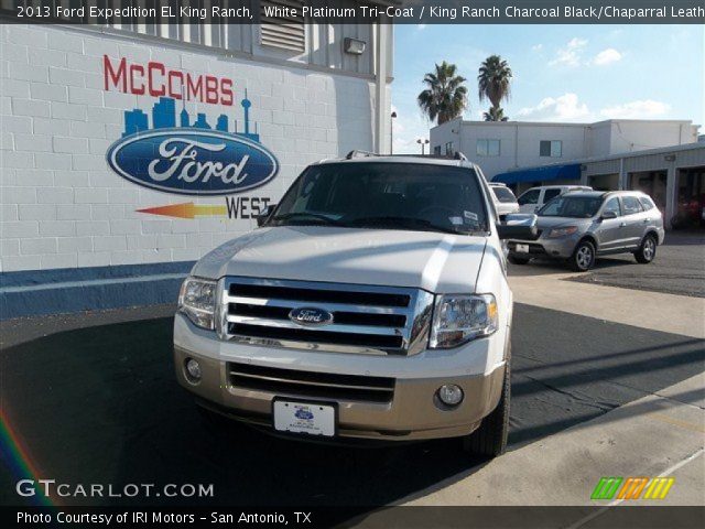 2013 Ford Expedition EL King Ranch in White Platinum Tri-Coat