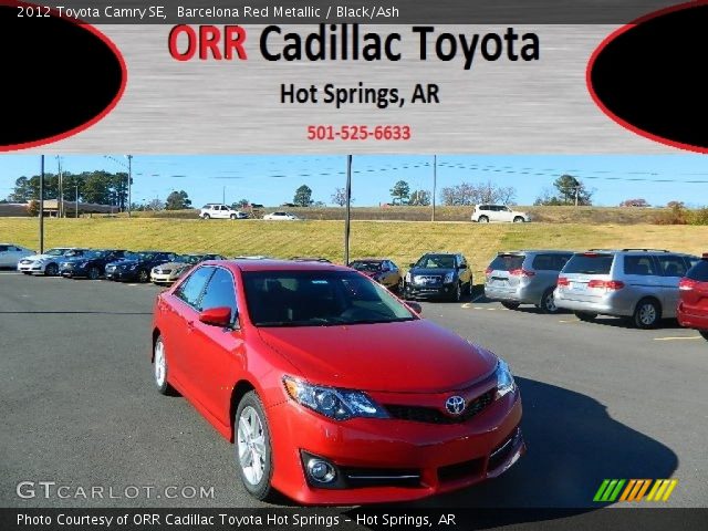 2012 Toyota Camry SE in Barcelona Red Metallic
