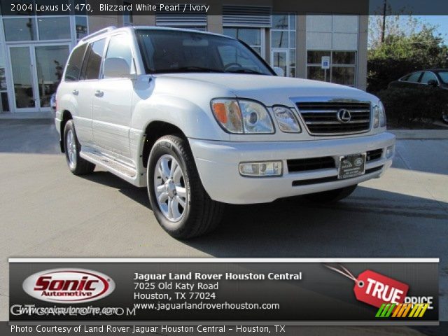 2004 Lexus LX 470 in Blizzard White Pearl