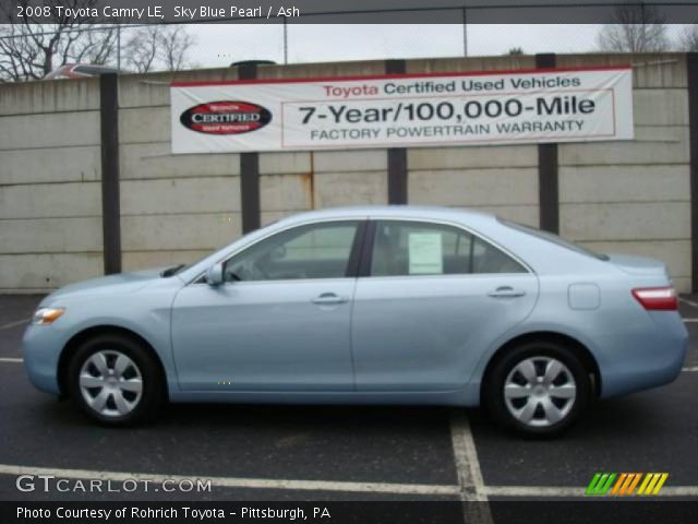 2008 Toyota Camry LE in Sky Blue Pearl