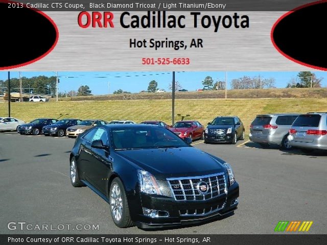 2013 Cadillac CTS Coupe in Black Diamond Tricoat