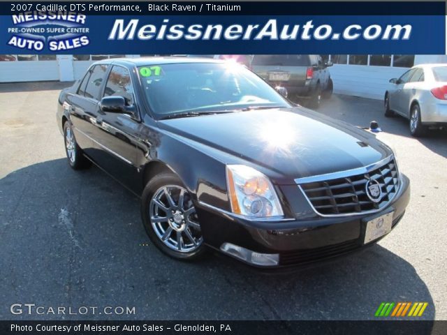 2007 Cadillac DTS Performance in Black Raven