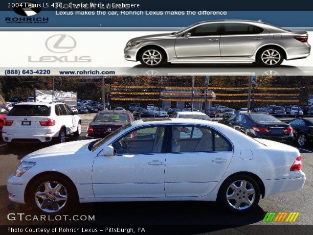 2004 Lexus LS 430 in Crystal White