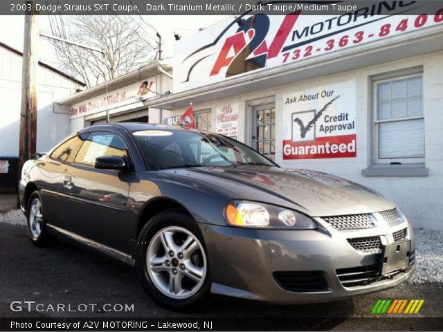 2003 Dodge Stratus SXT Coupe in Dark Titanium Metallic