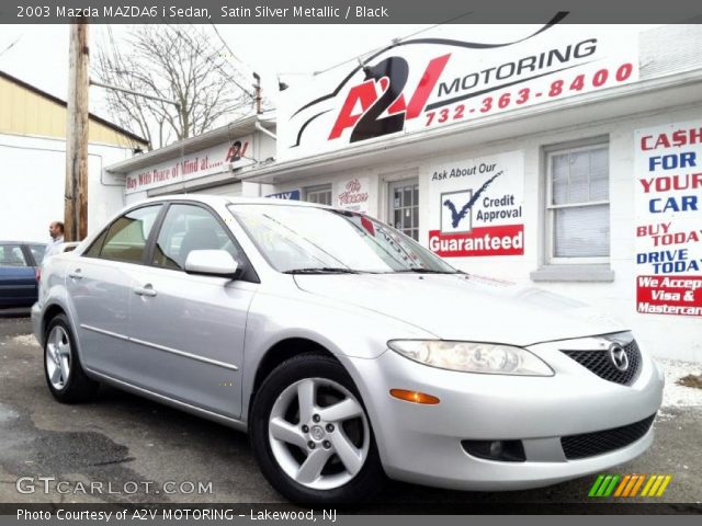 2003 Mazda MAZDA6 i Sedan in Satin Silver Metallic