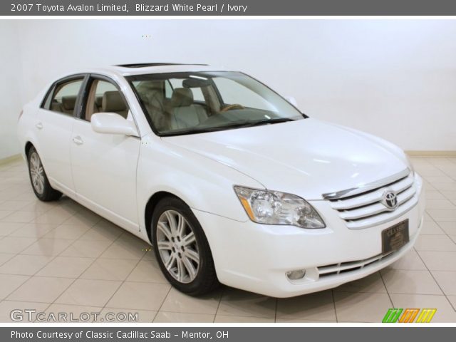 2007 Toyota Avalon Limited in Blizzard White Pearl