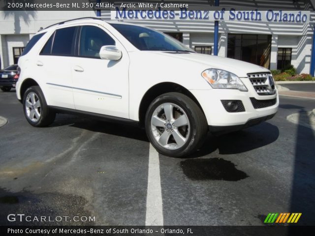 2009 Mercedes-Benz ML 350 4Matic in Arctic White