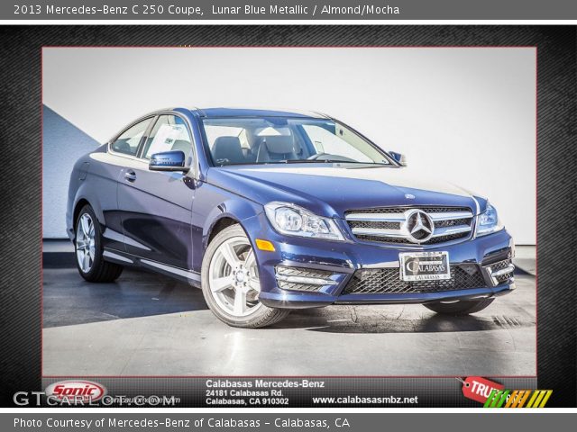 2013 Mercedes-Benz C 250 Coupe in Lunar Blue Metallic