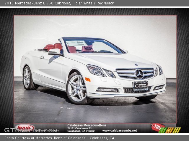 2013 Mercedes-Benz E 350 Cabriolet in Polar White