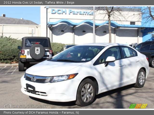 2012 Honda Civic LX Sedan in Taffeta White