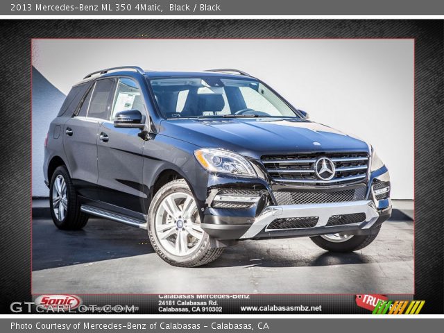 2013 Mercedes-Benz ML 350 4Matic in Black