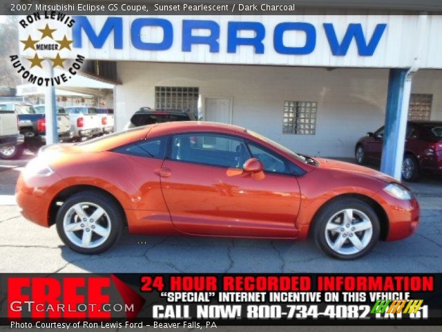 2007 Mitsubishi Eclipse GS Coupe in Sunset Pearlescent