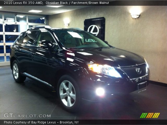 2010 Lexus RX 350 AWD in Obsidian Black