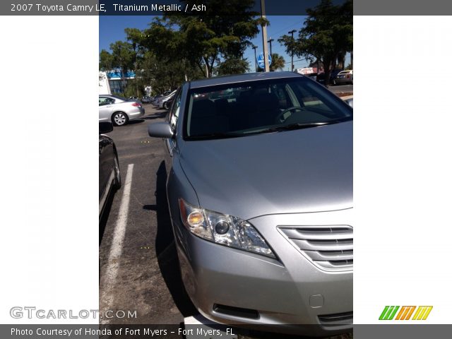 2007 Toyota Camry LE in Titanium Metallic
