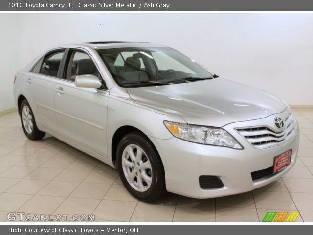 2010 Toyota Camry LE in Classic Silver Metallic