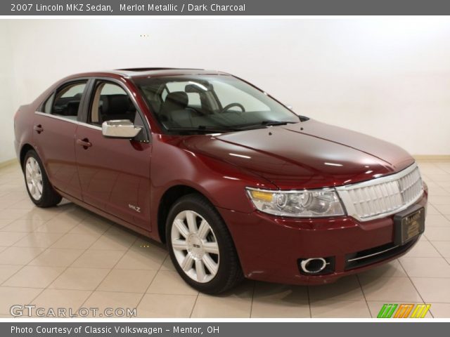 2007 Lincoln MKZ Sedan in Merlot Metallic