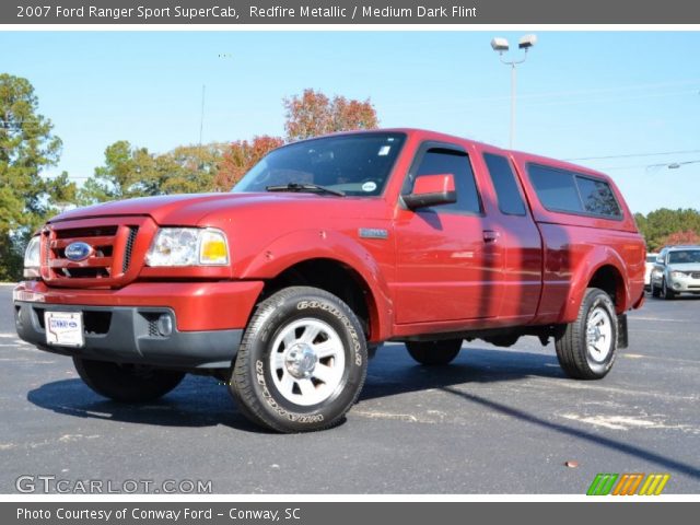 2007 Ford Ranger Sport SuperCab in Redfire Metallic
