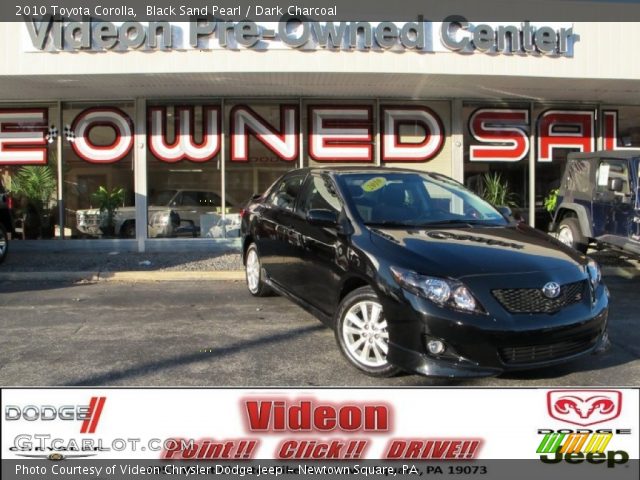 2010 Toyota Corolla  in Black Sand Pearl