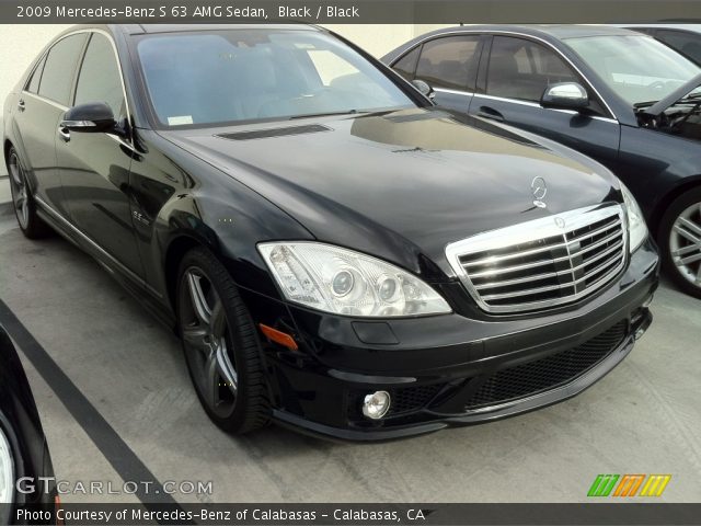 2009 Mercedes-Benz S 63 AMG Sedan in Black
