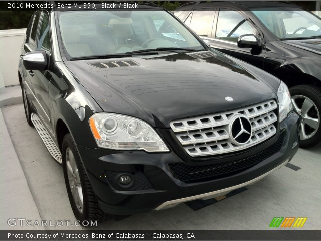 2010 Mercedes-Benz ML 350 in Black