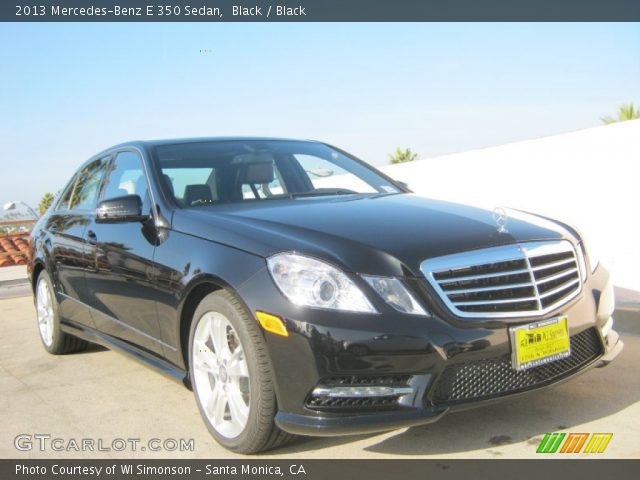 2013 Mercedes-Benz E 350 Sedan in Black