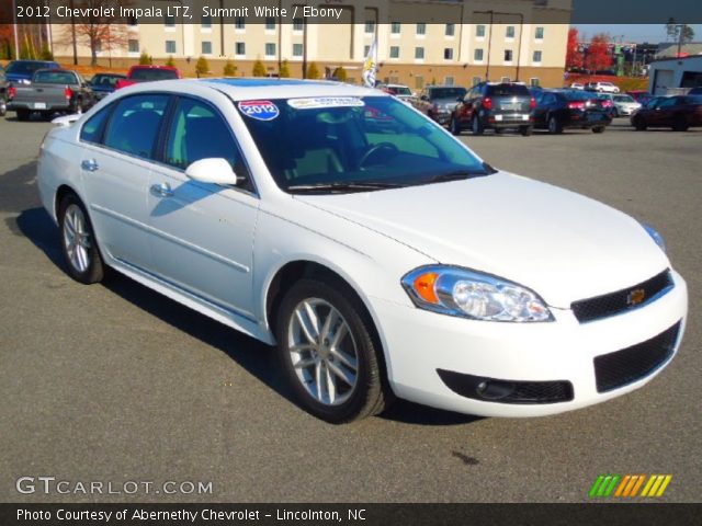 2012 Chevrolet Impala LTZ in Summit White