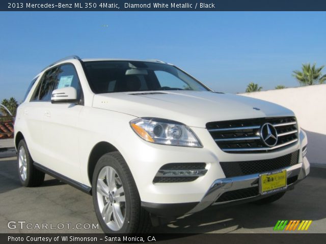 2013 Mercedes-Benz ML 350 4Matic in Diamond White Metallic