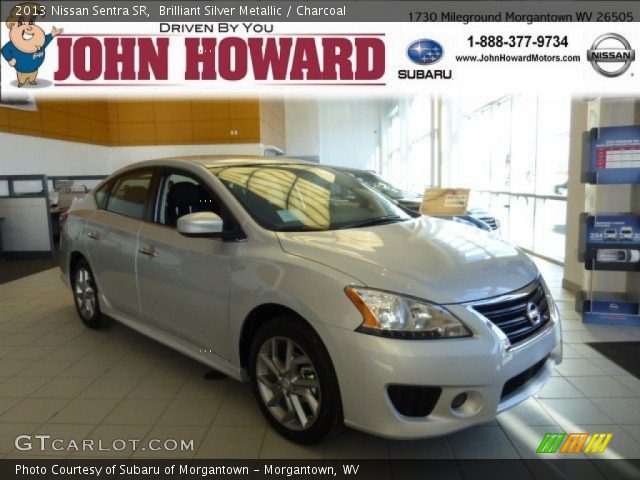2013 Nissan Sentra SR in Brilliant Silver Metallic