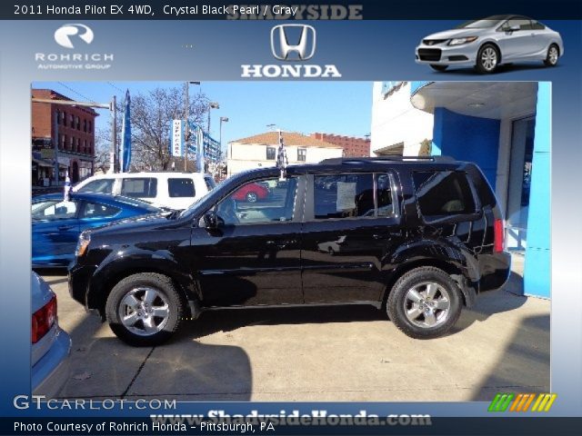 2011 Honda Pilot EX 4WD in Crystal Black Pearl