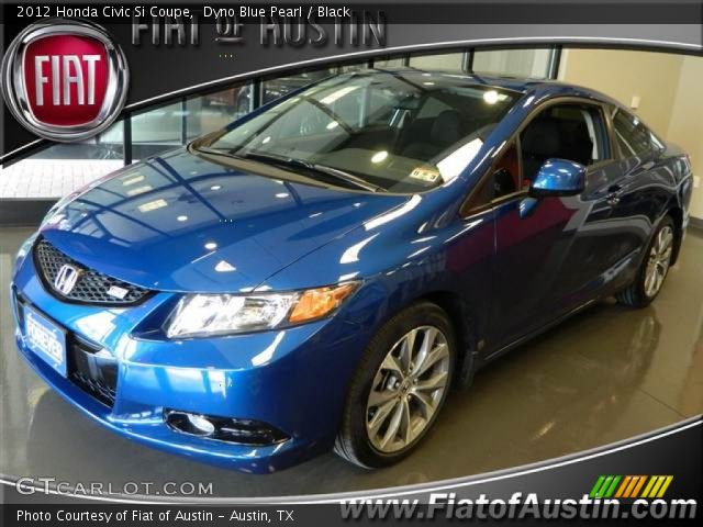 2012 Honda Civic Si Coupe in Dyno Blue Pearl