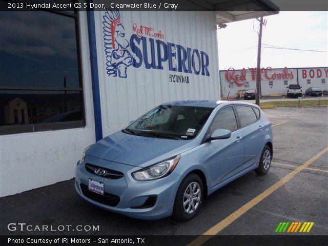2013 Hyundai Accent GS 5 Door in Clearwater Blue