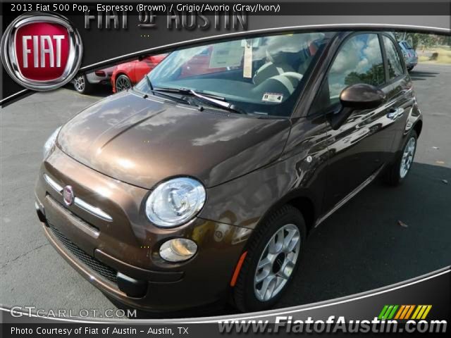 2013 Fiat 500 Pop in Espresso (Brown)