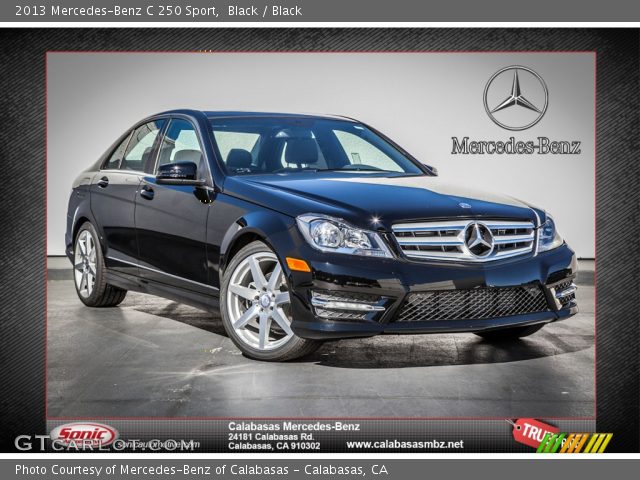 2013 Mercedes-Benz C 250 Sport in Black