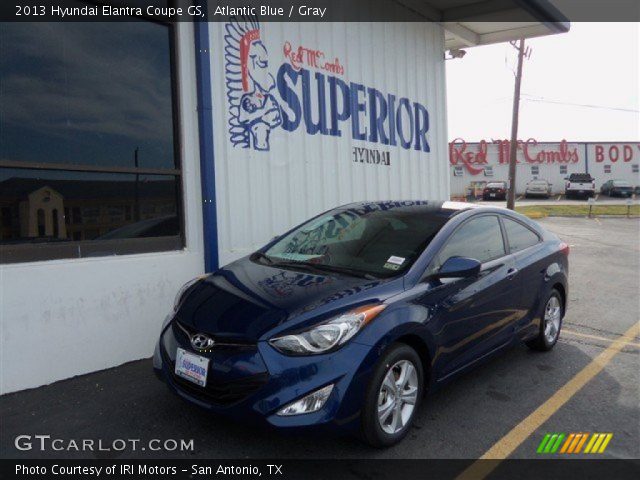 2013 Hyundai Elantra Coupe GS in Atlantic Blue