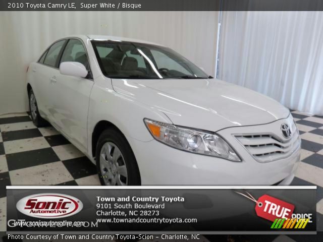 2010 Toyota Camry LE in Super White