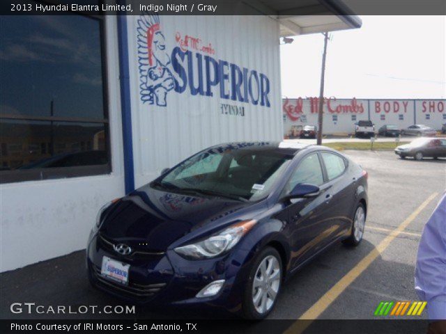 2013 Hyundai Elantra Limited in Indigo Night