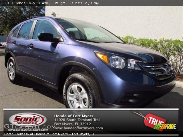 2013 Honda CR-V LX AWD in Twilight Blue Metallic