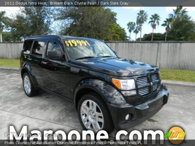 2011 Dodge Nitro Heat in Brilliant Black Crystal Pearl