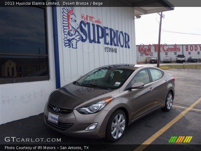 2013 Hyundai Elantra Limited in Desert Bronze