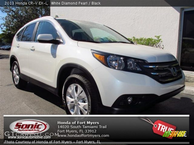 2013 Honda CR-V EX-L in White Diamond Pearl