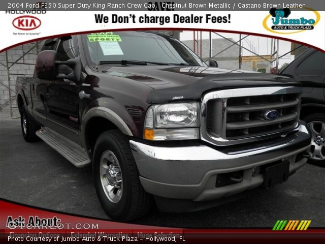 2004 Ford F350 Super Duty King Ranch Crew Cab in Chestnut Brown Metallic