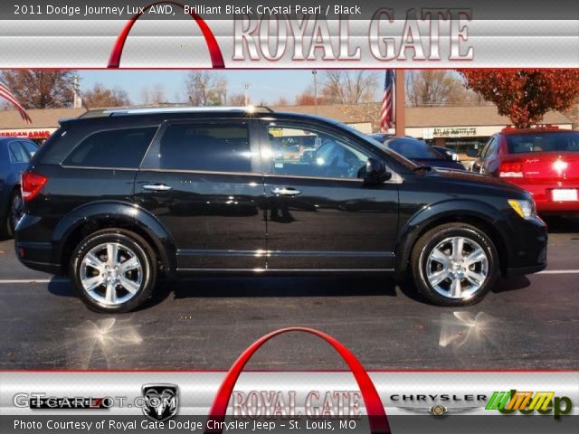2011 Dodge Journey Lux AWD in Brilliant Black Crystal Pearl